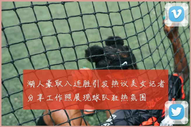 湖人豪取八连胜引发热议美女记者分享工作照展现球队狂热氛围